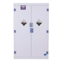 迅迈 90加仑pp药品柜 实验室试剂强酸碱储存柜子防腐蚀双锁器皿柜PP酸碱试剂柜