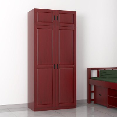 臻远 ZY-JFJJ-09 内务柜物品柜营房家具木质衣柜单人更衣柜