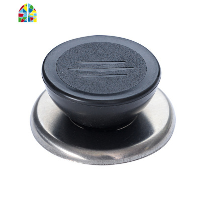 通用锅盖头厨房配件提手不锈钢盖盖圆锅盖帽配件炒锅锅盖把 FENGHOU (小孔)鲍鱼盖珠1个