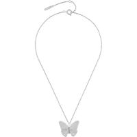 Emporio Armani女款精致不锈钢蝴蝶项链日常佩戴优雅礼物选择