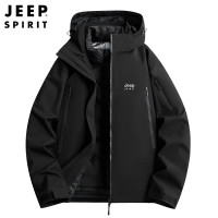 JEEPspirit情侣棉服秋冬三合一加厚石墨烯两件套保暖羽绒内胆9808