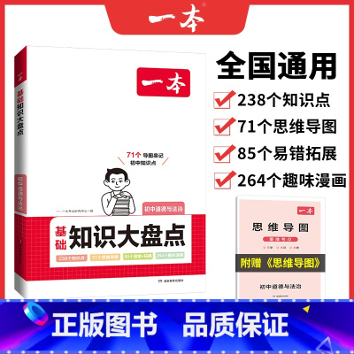 思想政治 初中通用 [正版]小四门初中知识大盘点必背知识点人教版政治历史地理生物启蒙书基础知识手册七八九年级下册初一小升