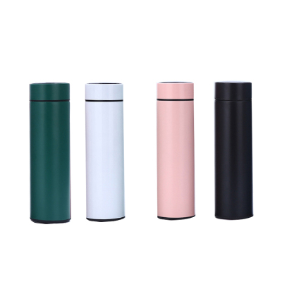 苏宁宜品316不锈钢智能数显保温杯粉STB539