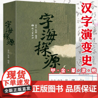 字海探源 汉字起源演变中国汉字文字学古文字趣谈图说字细说汉字图说字源中国说文解字汉字的故事咬文嚼字书籍