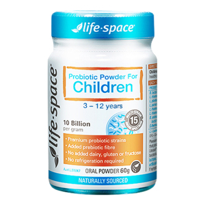 Life Space儿童益生菌粉60g/瓶装 适合3-12岁儿童 新旧版随机发