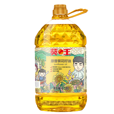 葵王原香葵花籽油6.18L家用食用油非转基因一级冷榨乌克兰进口原料