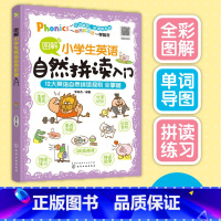 图解小学生英语自然拼读入门 小学通用 [正版]图解词根词缀速记小学生英语单词6-12岁小学生英语辅导书籍单词速记记忆法英