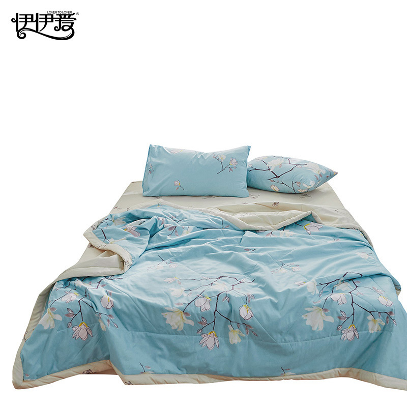 伊伊爱 仿棉被芯条纹空调被夏凉被子