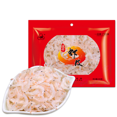 一品爽淡干虾皮250g海产干货淡干虾米可磨虾皮粉海鲜煲汤食材海鲜水产干货