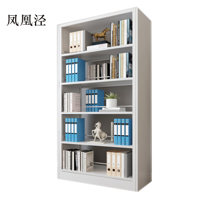 凤凰泾钢制置物架图书馆单双面书店阅览室货架档案架资料架双面一列一