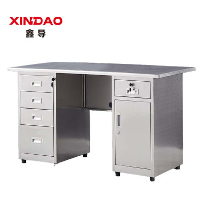 鑫导 304不锈钢办公桌 1200*600*750mm-K01 张
