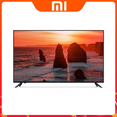 小米电视4C50英寸黑色4KHDR人工智能语音电视超窄边海量影视内容画质细腻