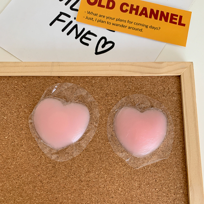 SUNTEK防走光胸贴女士硅胶乳贴爱心聚拢性感防滑上托隐形婚纱用内衣文胸