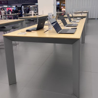 迅迈 免漆体验台300长*宽90*高90cm 荣耀华为手机苹果体验台展示桌电脑展台体验桌配件柜智收银台