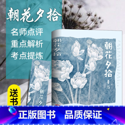[正版]送考点练习册朝花夕拾鲁迅原著初中生七年级上阅读书籍课外书鲁迅散文作品集朝花夕拾书中学生课外阅读书散文集
