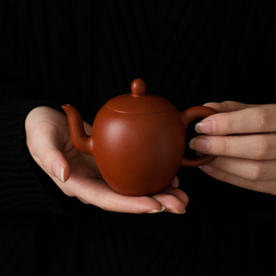 美帮汇紫砂茶壶朱泥壶潮汕功夫一人壶两杯小号小容量大敞口