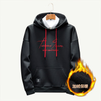 男士卫衣宽松圆领加绒加厚长袖圆领卫衣男休闲外套印花上衣男定制