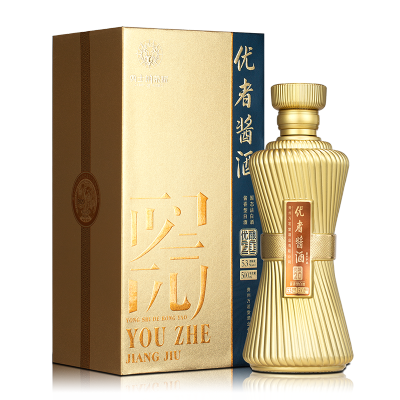 53度优者酱酒优酿20酱香型白酒500ml*6瓶箱装纯粮酿造
