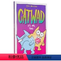 Catwad #2: It's Me, Two. [正版]鬼马喜猫系列 Catwad #1-6 蓝猫凯特瓦德合集 英文原
