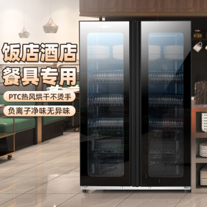 消毒柜饭店商用餐饮立式家用柜式密胺餐具厨房碗筷双开门大容量热风烘干酒店食堂消毒碗柜YTP910-P7