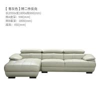 森美人沙发现代头层牛皮客厅沙发组合皮艺沙发贵妃套装家具2816