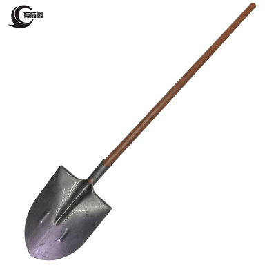 有成鑫 木柄尖锹 带把铁锹 锰钢锹尖头1.5米/把