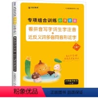 看拼音写词语 六年级下 [正版]看拼音写词语六年级下册生字注音语文同步专项训练书人教版小学6下语文生字组词基本功默写能手