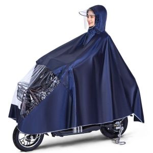 雨衣电动车摩托车加大加厚加长防暴雨双人骑行雨披