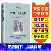 [正版]英汉双语读物 安娜卡列尼娜 原版英语书籍名著双语版英语世界名著阅读课外读物小学初中高中英语读物外国文学小说文学