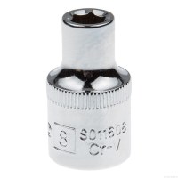 钢盾(SHEFFIELD) S011615 12.5mm系列公制6角标准套筒15mm[家用]