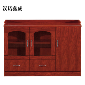 汉诺鑫威胡桃色餐边柜简约茶水柜三门1200*400*860[工厂现做 7天内发货]