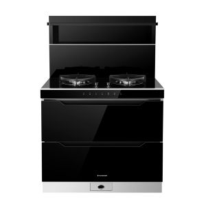 火星人(marssenger)集成灶JJZT-F73BX01R钢化玻璃台面排油烟机燃气灶消毒柜右排烟 天然气