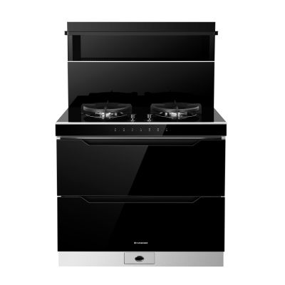 火星人(marssenger)集成灶JJZT-F73BX01R钢化玻璃台面排油烟机燃气灶消毒柜右排烟 天然气