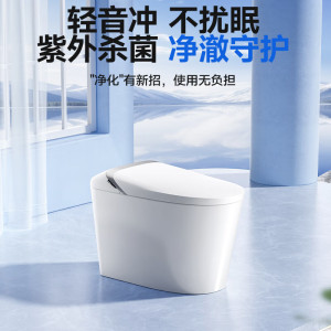 惠达(HUIDA)-S90-MAX 全智能马桶清洗加热烘干一体带水箱免触翻盖魔力泡座圈加热座便器[紫外杀菌+电解除菌]