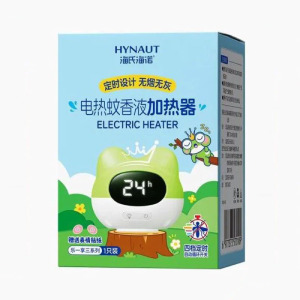 海氏海诺 单个装四档调节电热蚊香液加热器室内插电式定时开关调节卡通款蚊香液加热器