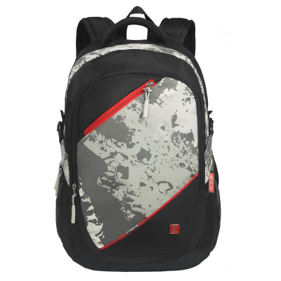 孔子书包休闲系列书包中学生书包大容量双肩背包A306灰色学生书包