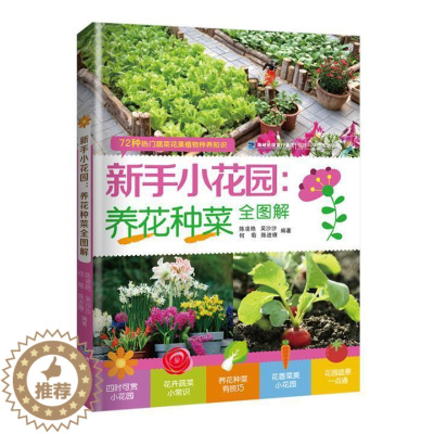 [醉染正版]RT 新手小花园:养花种菜全图解9787533556501 陈凌艳福建科学技术出版社农业、林业