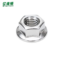 亿维顿 6.8级不锈钢法兰螺母 M6 20只 盒