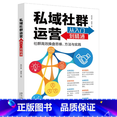 [正版]私域社群运营从入门到精通 赵纡青 解析私域社群运营各种打法 实现社群高参与度 从0到1搭建私域社群 运营社群