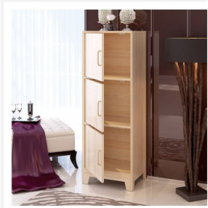 森美人定制实木地柜矮柜自由组合储物柜松木落地柜电视柜吊柜收纳柜