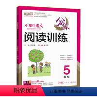 语文分级阅读训练 小学五年级 [正版]2024童声悦读小学生语文分级阅读训练五5年级上下册通用人教版语文阅读基础知识专项