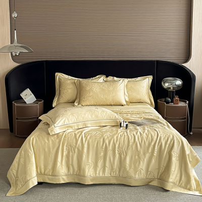 名都丽人 MDLR-76 提花镂空夏凉被 200*230cm 黄色(计价单位:条)