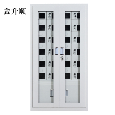 鑫升顺USB手机存放柜会议室手机充电柜对讲机柜寄存柜手机柜24门手机充电柜[工厂现做 7天内发货]
