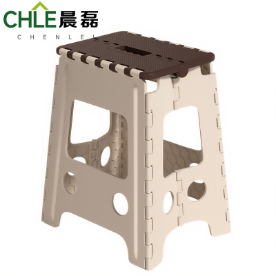 晨磊 折叠凳 33.5*27.5*40cm(奶茶色) 个