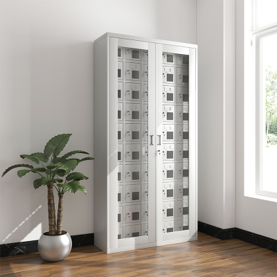 臻远手机充电柜可定制保管收纳柜 五十门手机充电柜