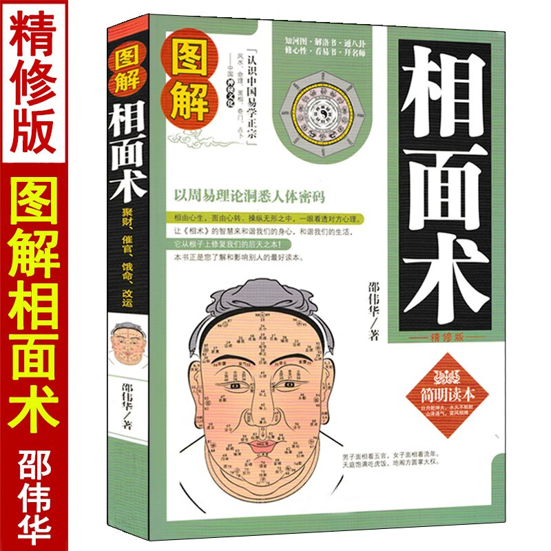 精修版 图解相面术 邵伟华著 相法面相书籍 看相书简明读本 中国古代易学面相男女手相面相麻衣神相
