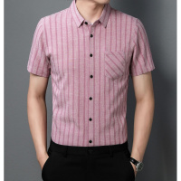 夏季男士轻奢短袖polo衫2025新款翻领简约商务中青年宽松