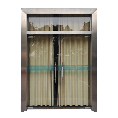 质凡 ZF-DZM001 不锈钢玻璃门1423*2640m