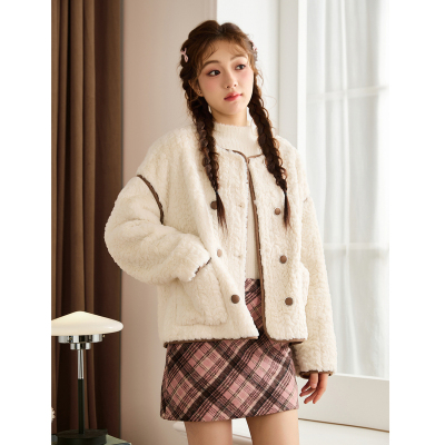 [3件8.5折84.9元,叠加优惠券]唐狮新款早秋韩系半高领净色毛织内搭打底衫女甜美风针织衫