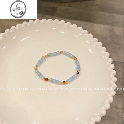 JiMichocho/彩色串珠多巴胺手链小众设计感闺蜜学生夏季轻奢手饰品女